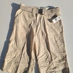 Men's Avirex light tan cotton shorts